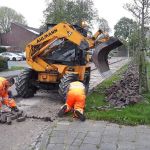 Openbreken diverse straten in Assen
